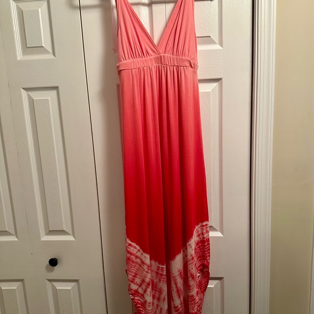 Gypsy 05 La Ba Dee Pink and Red Ombre Maxi Dress size S - Picture 9 of 9